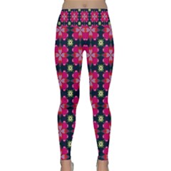 Pattern Of Hearts Lightweight Velour Classic Yoga Leggings by SychEva