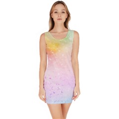 Rainbow Paint Bodycon Dress by goljakoff