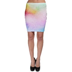 Rainbow Paint Bodycon Skirt by goljakoff