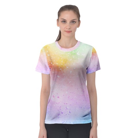 Rainbow Paint Women s Sport Mesh Tee by goljakoff