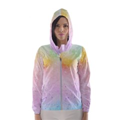 Rainbow Paint Women s Hooded Windbreaker by goljakoff