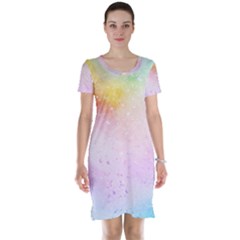 Rainbow Paint Short Sleeve Nightdress by goljakoff