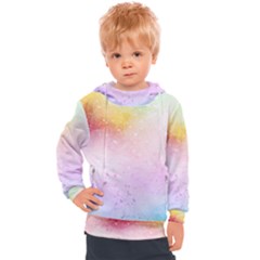 Rainbow paint Kids  Hooded Pullover