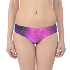 Purple Space Paint Hipster Bikini Bottoms by goljakoff