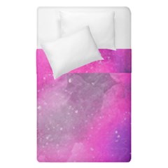 Purple Space Paint Duvet Cover Double Side (single Size) by goljakoff