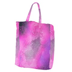 Purple Space Paint Giant Grocery Tote by goljakoff