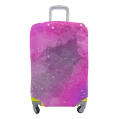 Purple Space Paint Luggage Cover (small)