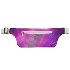 Purple Space Paint Active Waist Bag by goljakoff