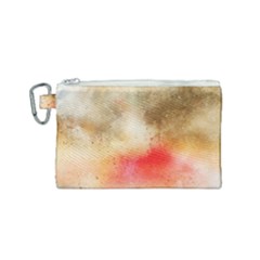 Gold Drops Canvas Cosmetic Bag (small) by goljakoff