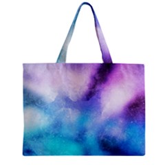 Metallic Paint Zipper Mini Tote Bag by goljakoff