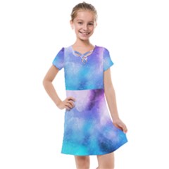 Metallic Paint Kids  Cross Web Dress by goljakoff