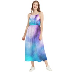 Metallic Paint Boho Sleeveless Summer Dress by goljakoff