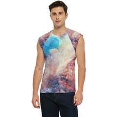 Abstract Galaxy Paint Men s Raglan Cap Sleeve Tee by goljakoff