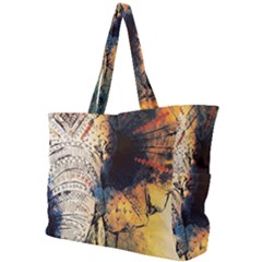 Elephant Mandala Simple Shoulder Bag by goljakoff