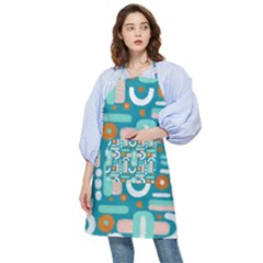 Abstract Shapes Pocket Apron by SychEva