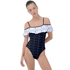 Only Fans Palm Springs Frill Detail One Piece Swimsuit