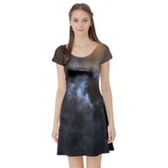 Mystic Moon Collection Short Sleeve Skater Dress