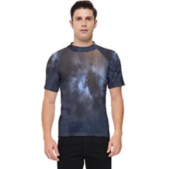 Mystic Moon Collection Men s Short Sleeve Rash Guard by HoneySuckleDesign