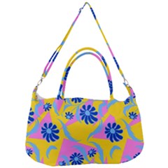 Folk Floral Pattern  Abstract Flowers Print  Seamless Pattern Removal Strap Handbag by Eskimos