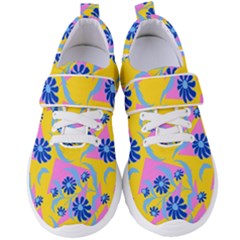 Folk Floral Pattern  Abstract Flowers Print  Seamless Pattern Women s Velcro Strap Shoes by Eskimos