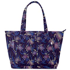 Turtles Swim In The Water Among The Plants Back Pocket Shoulder Bag  by SychEva