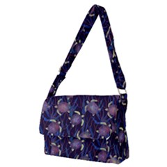 Turtles Swim In The Water Among The Plants Full Print Messenger Bag (m) by SychEva