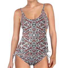 Multicolored Intricate Geometric Pattern Tankini Set by dflcprintsclothing