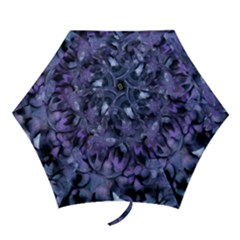 Carbonated Lilacs Mini Folding Umbrellas by MRNStudios