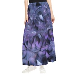 Carbonated Lilacs Maxi Chiffon Skirt by MRNStudios