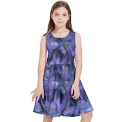 Carbonated Lilacs Kids  Skater Dress by MRNStudios