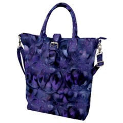 Carbonated Lilacs Buckle Top Tote Bag