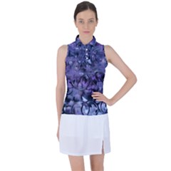 Carbonated Lilacs Women s Sleeveless Polo Tee by MRNStudios