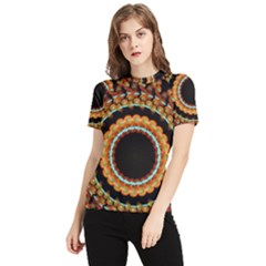 Mandala - 0009 - A Fast 24 Women s Short Sleeve Rash Guard by WetdryvacsLair