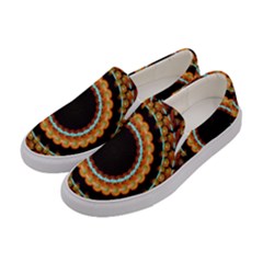 Mandala - 0009 - A Fast 24 Women s Canvas Slip Ons by WetdryvacsLair