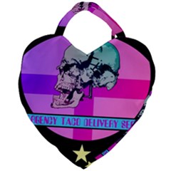 Emergency Taco Delivery Service Giant Heart Shaped Tote by WetdryvacsLair