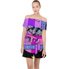 Emergency Taco Delivery Service Off Shoulder Chiffon Dress by WetdryvacsLair