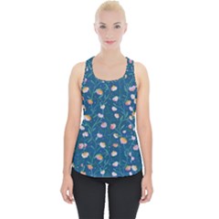 Unusual Flowers Piece Up Tank Top by SychEva