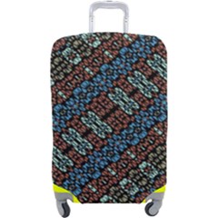 Multicolored Mosaic Print Pattern Luggage Cover (large) by dflcprintsclothing