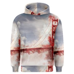 Golden Gate Bridge Men s Overhead Hoodie by goljakoff