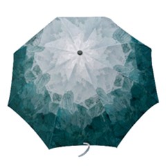 Green Blue Sea Folding Umbrellas by goljakoff