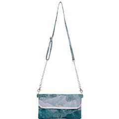 Green Blue Sea Mini Crossbody Handbag by goljakoff