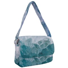 Green Blue Sea Courier Bag by goljakoff