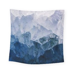 Blue Ice Mountain Square Tapestry (small) by goljakoff