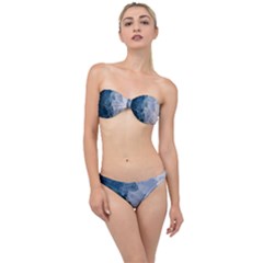 Storm Blue Ocean Classic Bandeau Bikini Set by goljakoff