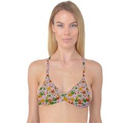 Leafs Reversible Tri Bikini Top