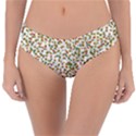 Lonely flower on white Reversible Classic Bikini Bottoms View3