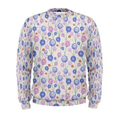 Watercolor Dandelions Men s Sweatshirt