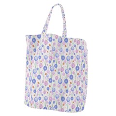 Watercolor Dandelions Giant Grocery Tote