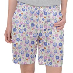 Watercolor Dandelions Pocket Shorts