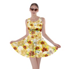 Lonely Flower Populated Skater Dress by JustToWear